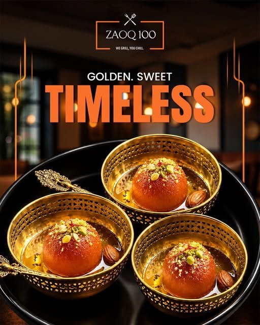 Gulab jamun at Zaoq 100